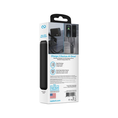 Naztech 4000mAh USB-C + USB Powerbank mit 13 Stunden Akkulaufzeit